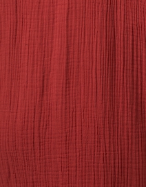 Fabric image thumbnail - Eileen Fisher - Rust Red Cotton Shirt Dress