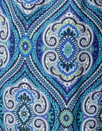 Fabric image thumbnail - Jude Connally - Susanna Blue Print Shirt Dress