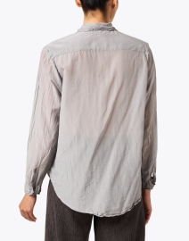 Back image thumbnail - CP Shades - Tenesse Grey Cotton Silk Top