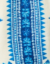 Fabric image thumbnail - Farm Rio - Blue White Floral Print Cardigan