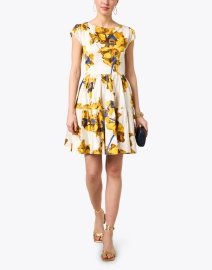 Look image thumbnail - Jason Wu Collection - White and Yellow Print Dress
