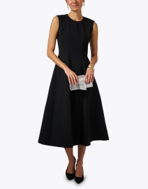 Look image thumbnail - Lafayette 148 New York - Black Cutout Fit and Flare Dress