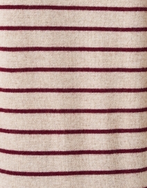 Fabric image thumbnail - Madeleine Thompson - Balfe Beige Stripe Sweater