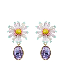 Braxton Flower Drop Earrings