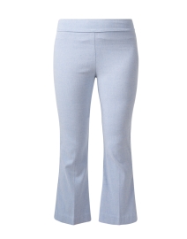 Product image thumbnail - Avenue Montaigne - Leo Chambray Crop Flare Pant
