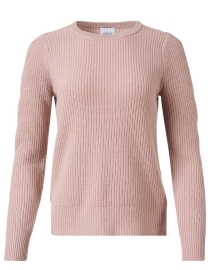Hawkes Lilac Pointelle Sleeve Sweater