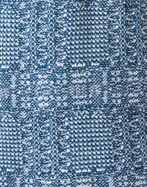 Fabric image thumbnail - Amina Rubinacci - Rotella Blue Tweed Coat 
