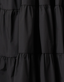 Fabric image thumbnail - Jason Wu - Black Poplin Tiered Dress