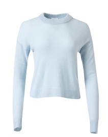 Ghiaccio Blue Wool Cashmere Sweater