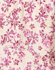 Fabric image thumbnail - Poupette St Barth - Clara Yellow and Pink Print Dress