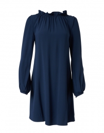 Product image thumbnail - Jane - Newbury Navy Blue Cady Dress