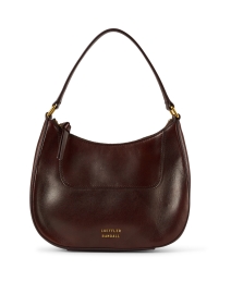 Greta Espresso Brown Leather Shoulder Bag