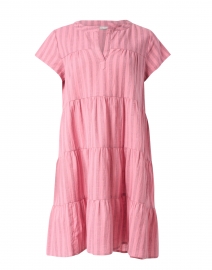 Pamela Pink Stripe Cotton Dress
