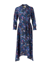 Product image thumbnail - Chufy - Ella Silk Blue Printed Dress
