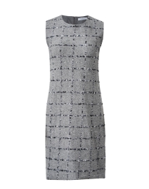 Product image thumbnail - Amina Rubinacci - Neutrale Grey Sequin Dress