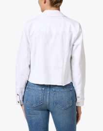 Back image thumbnail - Ecru - Modern White Denim Jacket