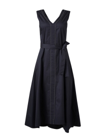 Product image thumbnail - Peserico - Navy Cotton Dress