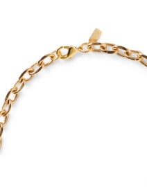 Kenneth Jay Lane - Gold Chain with Pearl and Crystal Necklace 