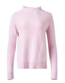 Pink Garter Stitch Cotton Sweater