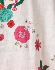 Fabric image thumbnail - Vilagallo - Louisa White Floral Linen Blouse