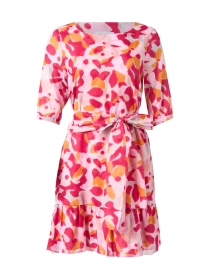 Product image thumbnail - Rosso35 - Pink and Orange Print Cotton Dress