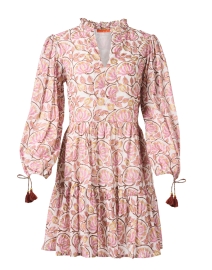Montenegro Pink Print Cotton Dress