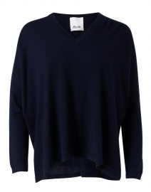 Navy Cotton Cashmere Sweater