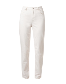 Product image thumbnail - Eileen Fisher - Ivory Straight Leg Jean
