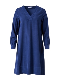 Product image thumbnail - Rosso35 - Navy Blue Corduroy Dress
