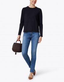Look image thumbnail - Chinti and Parker - Essential Navy Cashmere Sweater