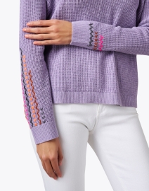 Extra_1 image thumbnail - Lisa Todd - Purple Stitch Cotton Sweater