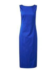 Foglia Blue Sheath Dress
