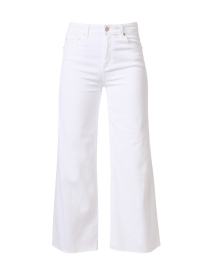 Product image thumbnail - AG Jeans - Saige White High Rise Straight Leg Jean