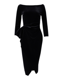 Product image thumbnail - Chiara Boni La Petite Robe - Maly Black Velvet Dress