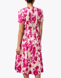 Back image thumbnail - Jason Wu Collection - Pink and Cream Print Dress