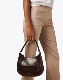 Look image thumbnail - Loeffler Randall - Greta Espresso Brown Leather Shoulder Bag