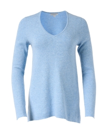 Blue Cotton Cashmere Sweater