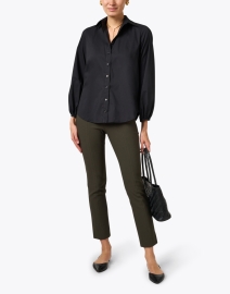 Look image thumbnail - Vince - Olive Green Ankle Pant