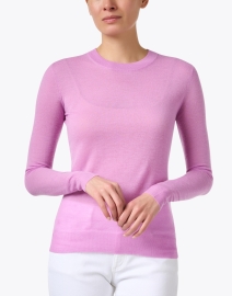 Front image thumbnail - Joseph - Pink Cashmere Sweater