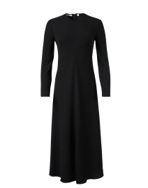 Product image thumbnail - Vince - Black Stretch Cotton Dress