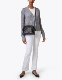Look image thumbnail - Chinti and Parker - Summer Grey Stitch Cardigan