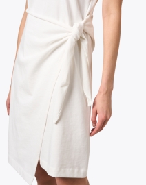 Extra_1 image thumbnail - Vince - White Cotton Side Tie Dress