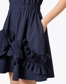 Extra_1 image thumbnail - Jason Wu - Navy Poplin Ruffle Hem Dress