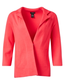 Coral Pink Knit Jacket