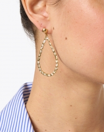Look image thumbnail - Gas Bijoux - Bibi Gold Teardrop Earrings