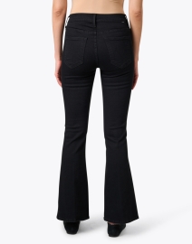 Back image thumbnail - Mother - The Weekender Black Flare Jean