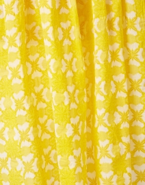 Fabric image thumbnail - Ro's Garden - Seychelles Yellow Print Cotton Tunic Top