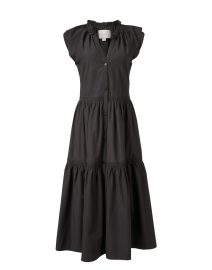 Santorini Black Dress