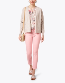 Look image thumbnail - Repeat Cashmere - Beige Cashmere Cardigan