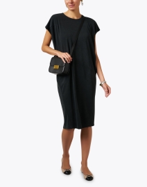 Look image thumbnail - Kindred - Avery Black Ponte Cocoon Dress